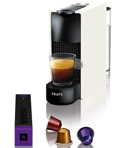 Krups Essenza Mini white - Kapsel kaffemaskine