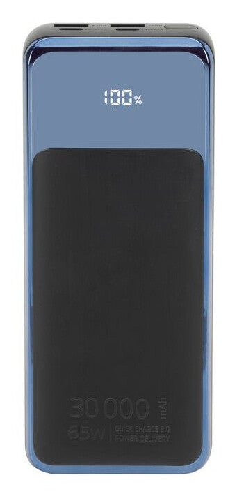 Rivacase VA1080 powerbank Lithium polymer (LiPo) 30000 mAh Sort, Blå