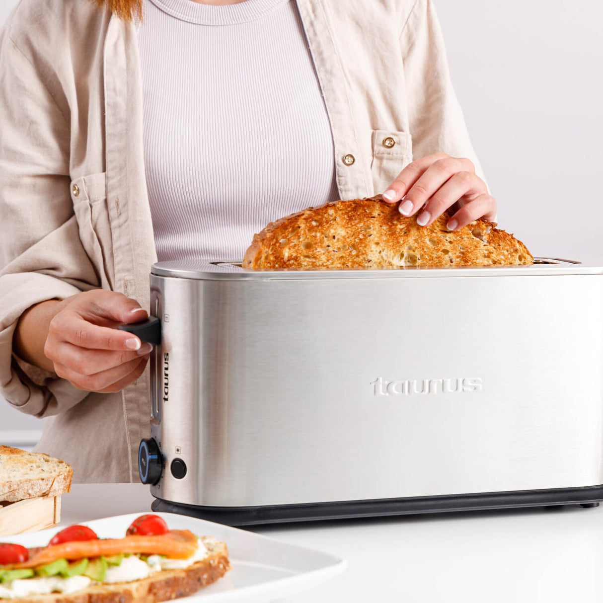 Taurus Mytoast Legend 7 2 skive(r) 1000 W Rustfrit stål