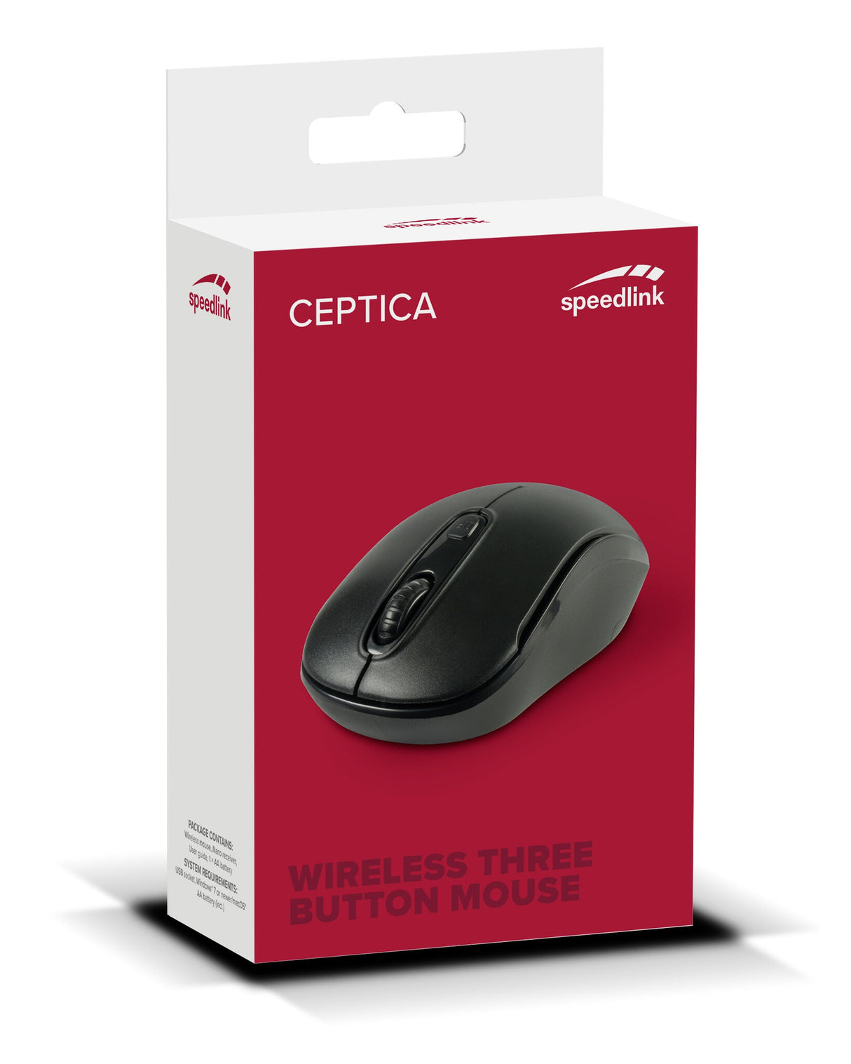 SPEEDLINK SL-630013-BKBK mus Ambidextrous RF trådløst 1600 dpi