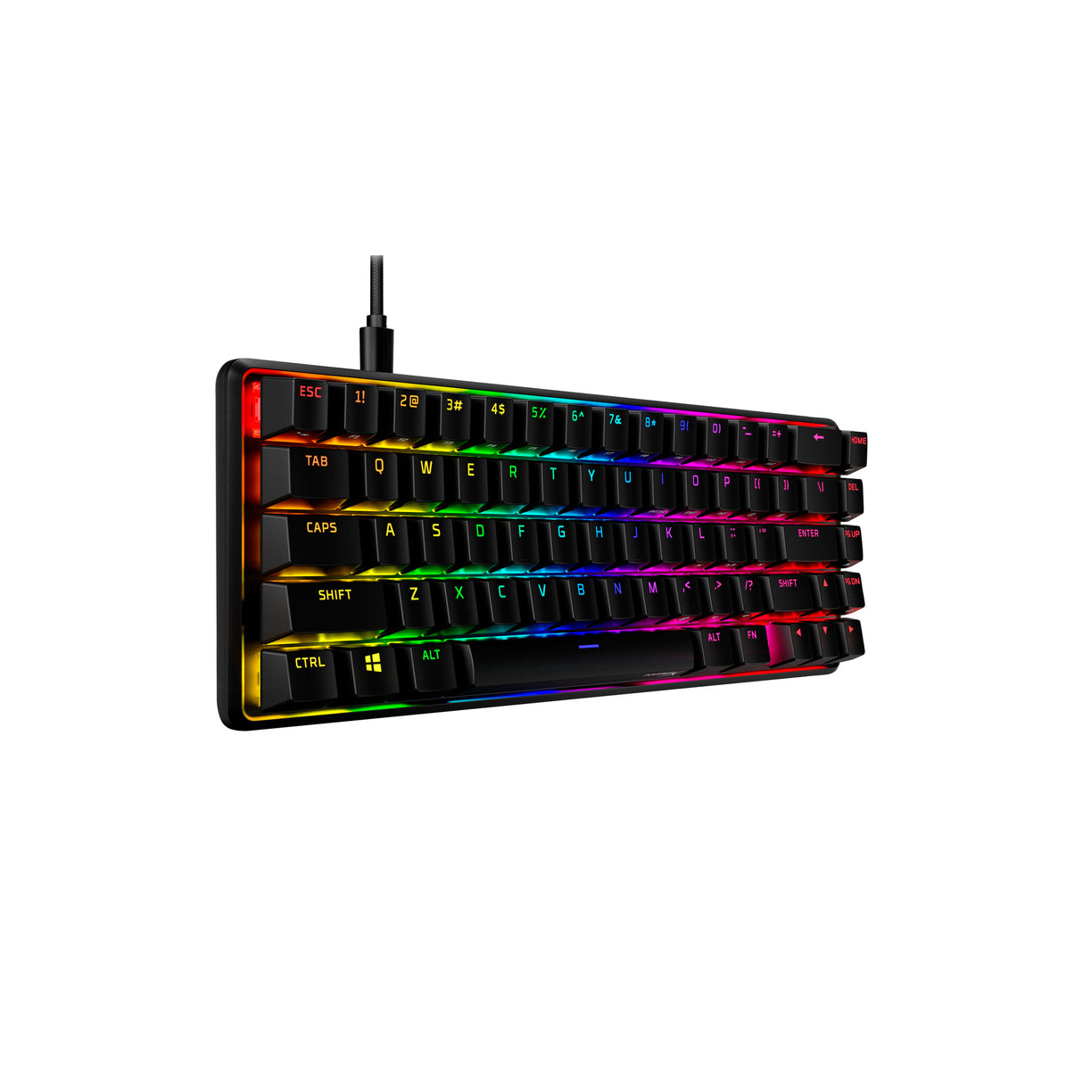 HyperX Alloy Origins 65 ─ mekanisk gaming-tastatur ─ HX rødt (US layout)