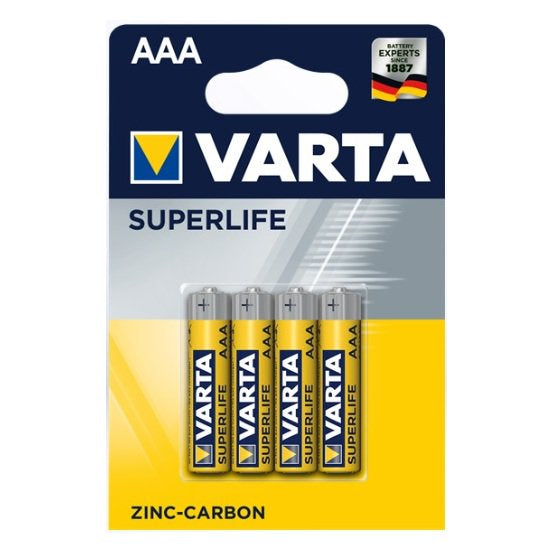 Varta Superlife AAA type Standardbatterier 4