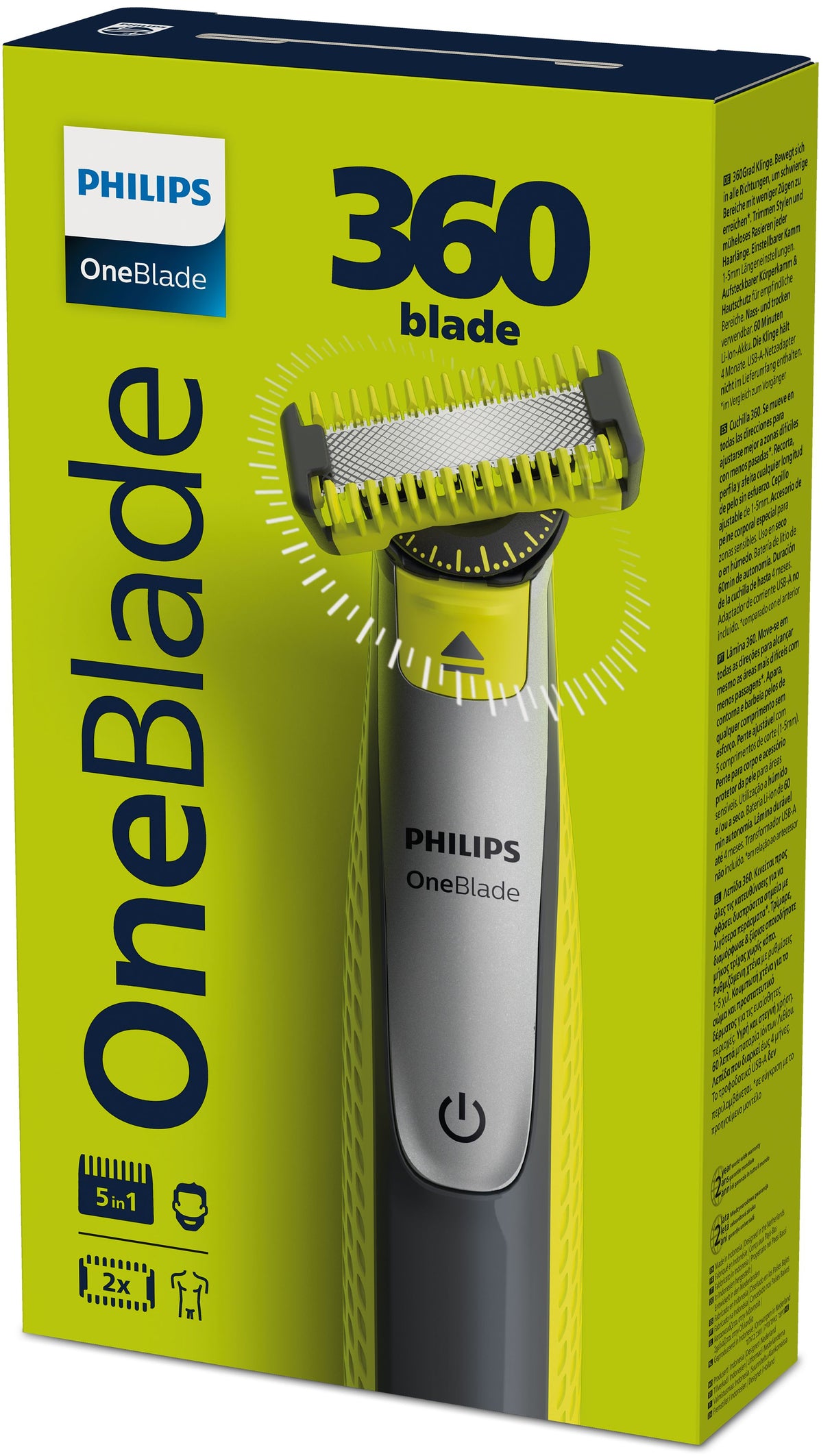 Philips OneBlade 360 QP2834/23 Ansigt + krop