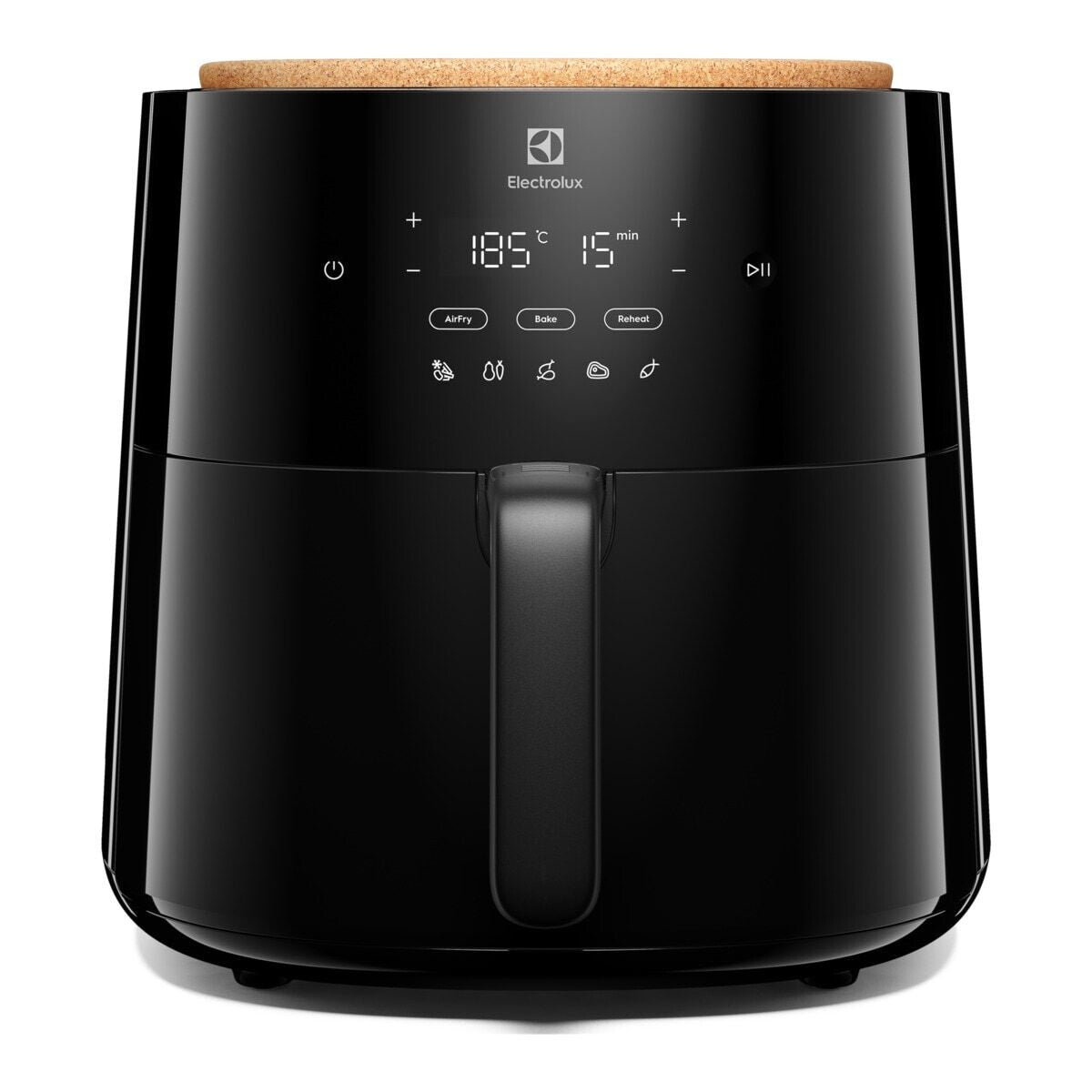 Electrolux EAF7B Enkelt 6,8 L Enkeltstående 1800 W Varmluftsteger Sort