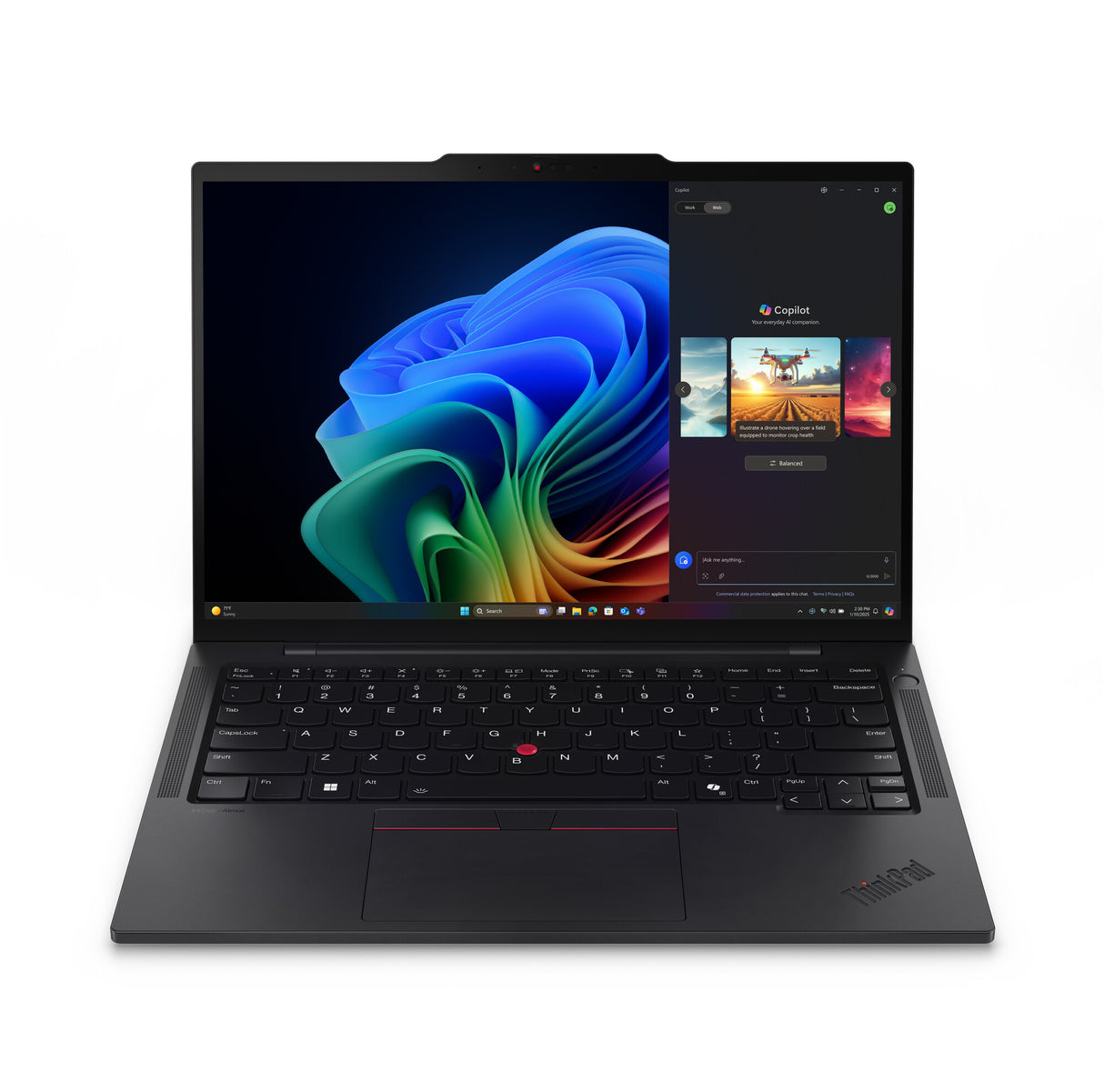 Lenovo ThinkPad T14s Gen 6 (Intel) Copilot+ PC Intel Core Ultra 7 258V Laptop 35,6 cm (14") WUXGA 32 GB LPDDR5x-SDRAM 512 GB SSD Wi-Fi 7 (802.11be) Windows 11 Pro Engelsk Sort