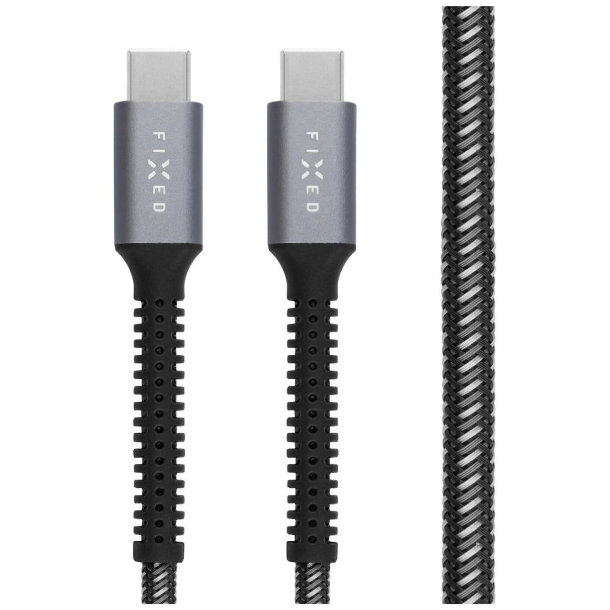 FIXED FIXDA-CC2-GR USB-kabel USB 2.0 2 m USB C 4,8 Gbit/sek. 240 W Grå