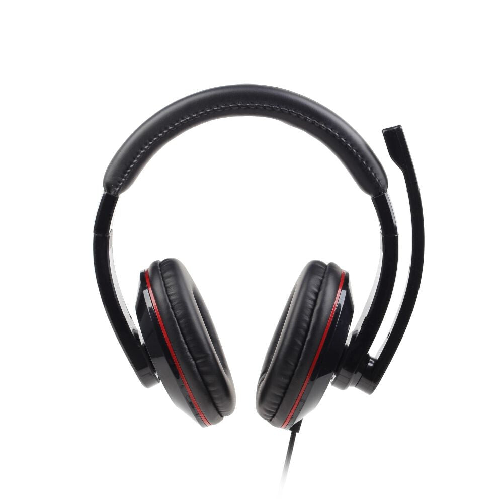 Gembird MHS-U-001 hovedtelefoner/headset Ledningsført Opkald/musik Sort