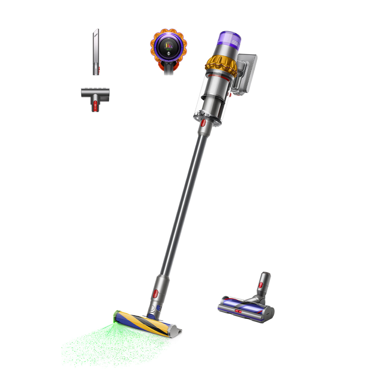 Dyson V15 Detect Absolute Rustfrit stål