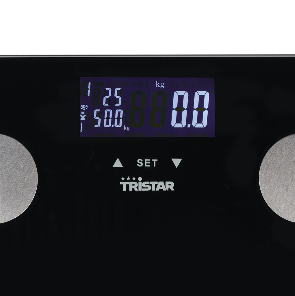 Tristar WG-2442 badevægt Firkant Sort Elektronisk personlig vægt