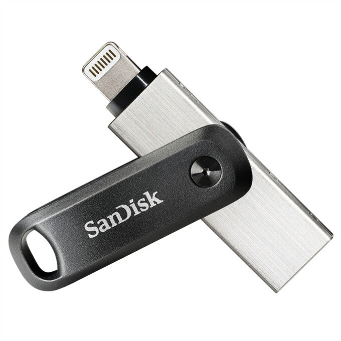 SanDisk 00183589 USB-nøgle 256 GB USB Type-A / Lightning 3.2 Gen 1 (3.1 Gen 1) Sort, Sølv