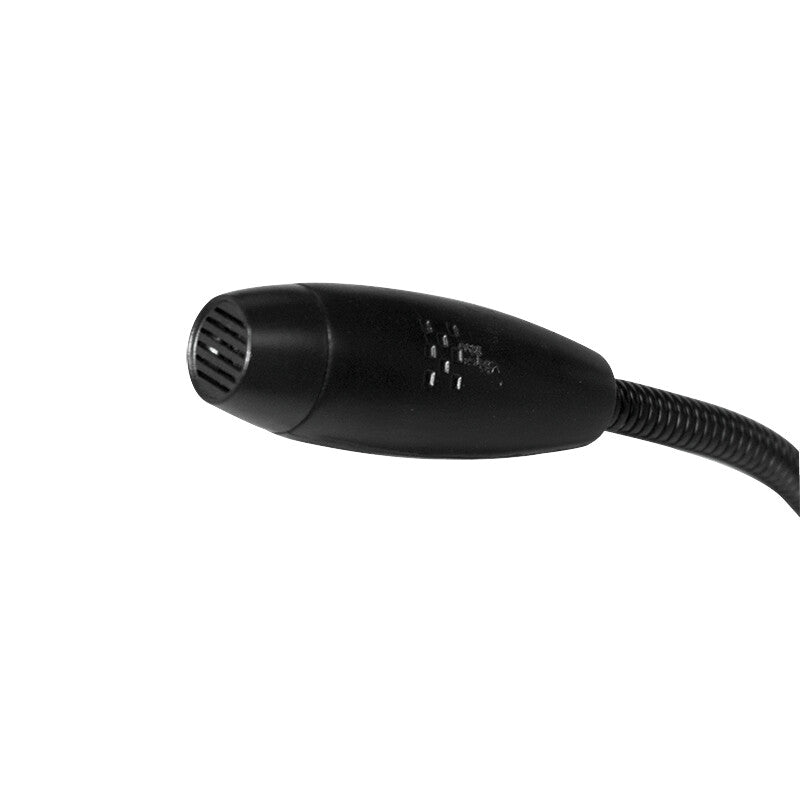LogiLink Multimedia Microphone with Stand Foot and Flexible Neck Mikrofon Kablet -58dB Sort