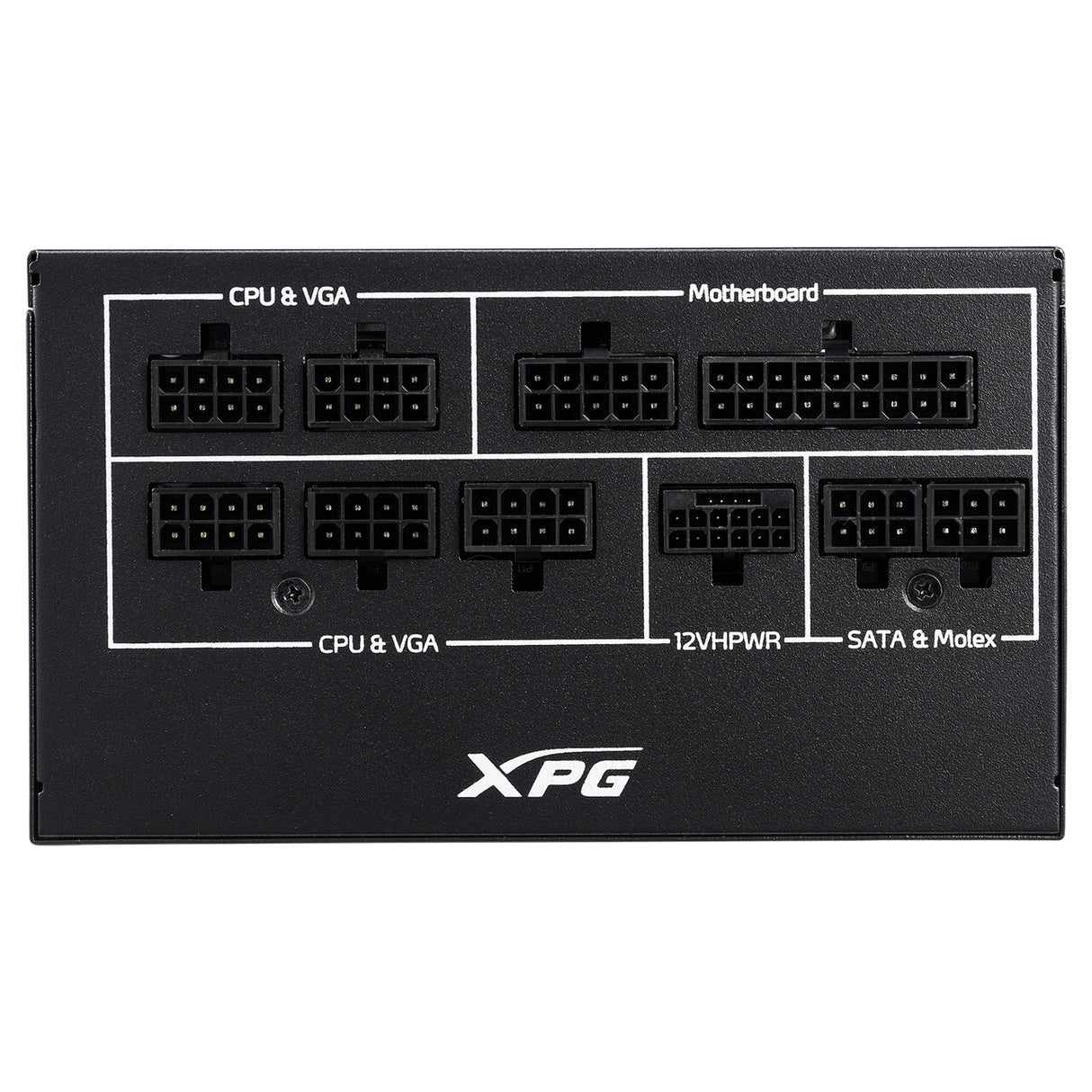 XPG COREREACTOR II 850W enhed til strømforsyning 20+4 pin ATX ATX Sort
