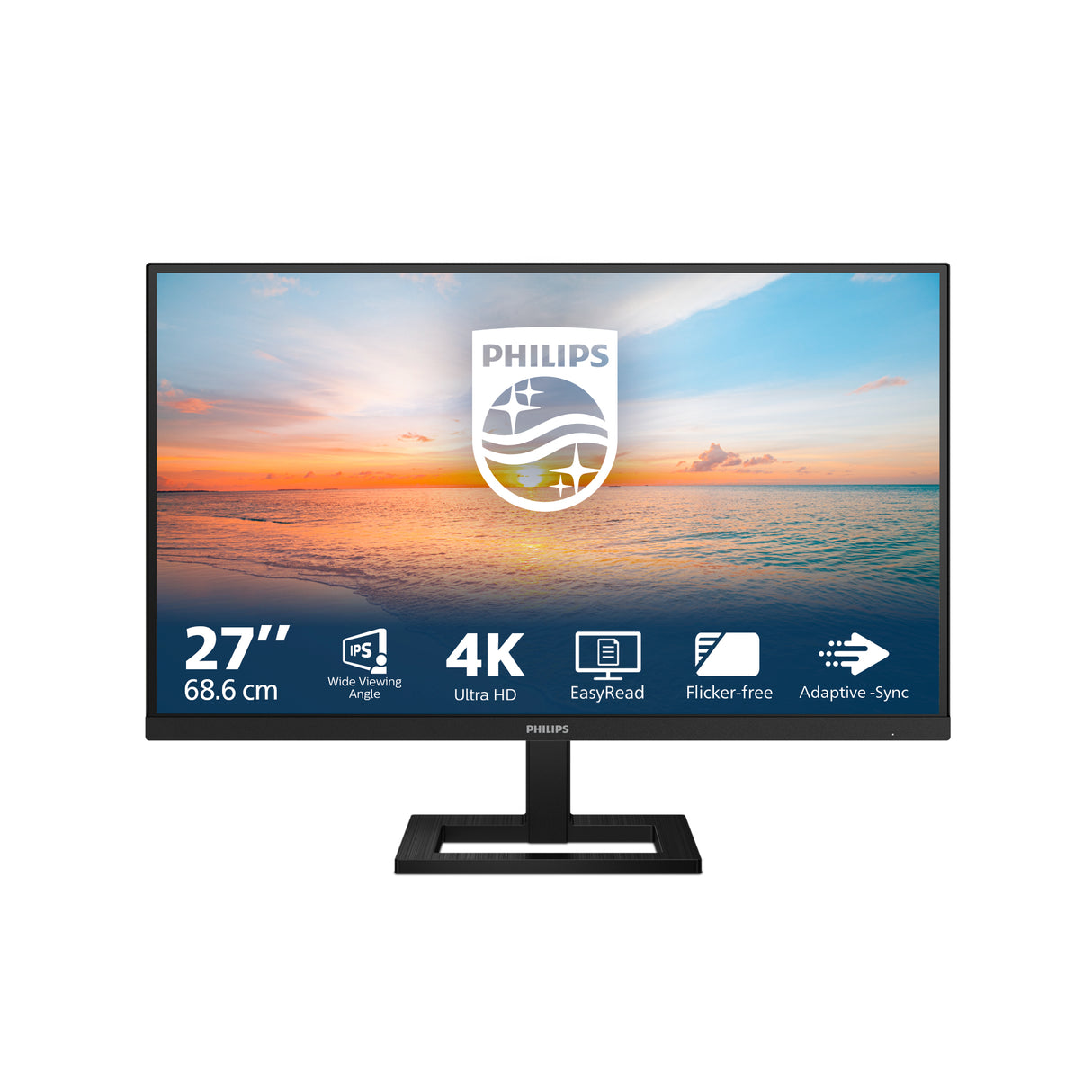 Philips 1000 series 27E1N1900AE/00 LED display 68,6 cm (27") 3840 x 2160 pixel 4K Ultra HD LCD Sort