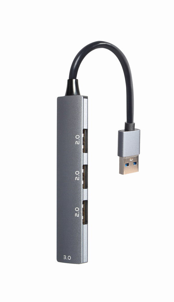 Gembird UHB-U3P1U2P3-02 interface hub Grå