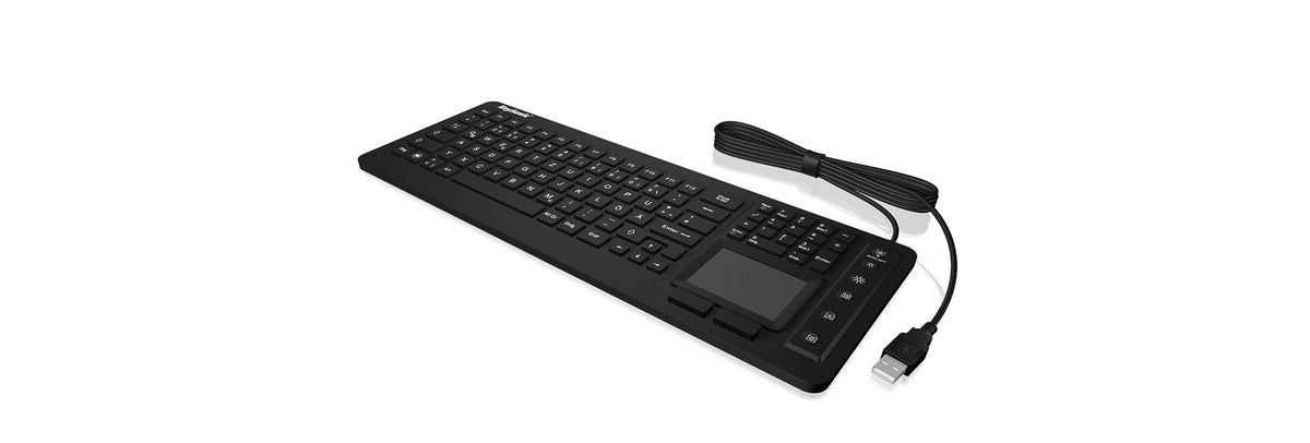 KeySonic KSK-6231INEL keyboard Industrial USB QWERTZ German Black