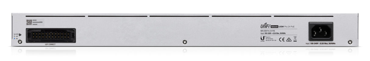 Ubiquiti UniFi Pro 24-Port PoE Administreret L2/L3 Gigabit Ethernet (10/100/1000) Strøm over Ethernet (PoE) 1U Sølv
