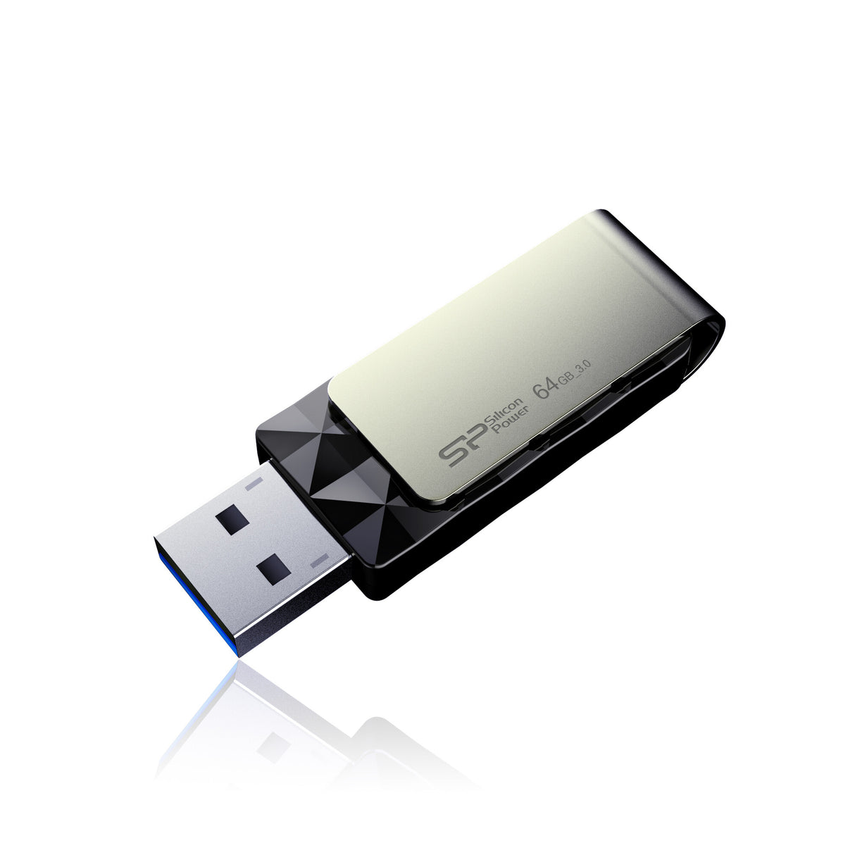 Silicon Power Blaze B30 USB-nøgle 64 GB USB Type-A 3.2 Gen 1 (3.1 Gen 1) Sort