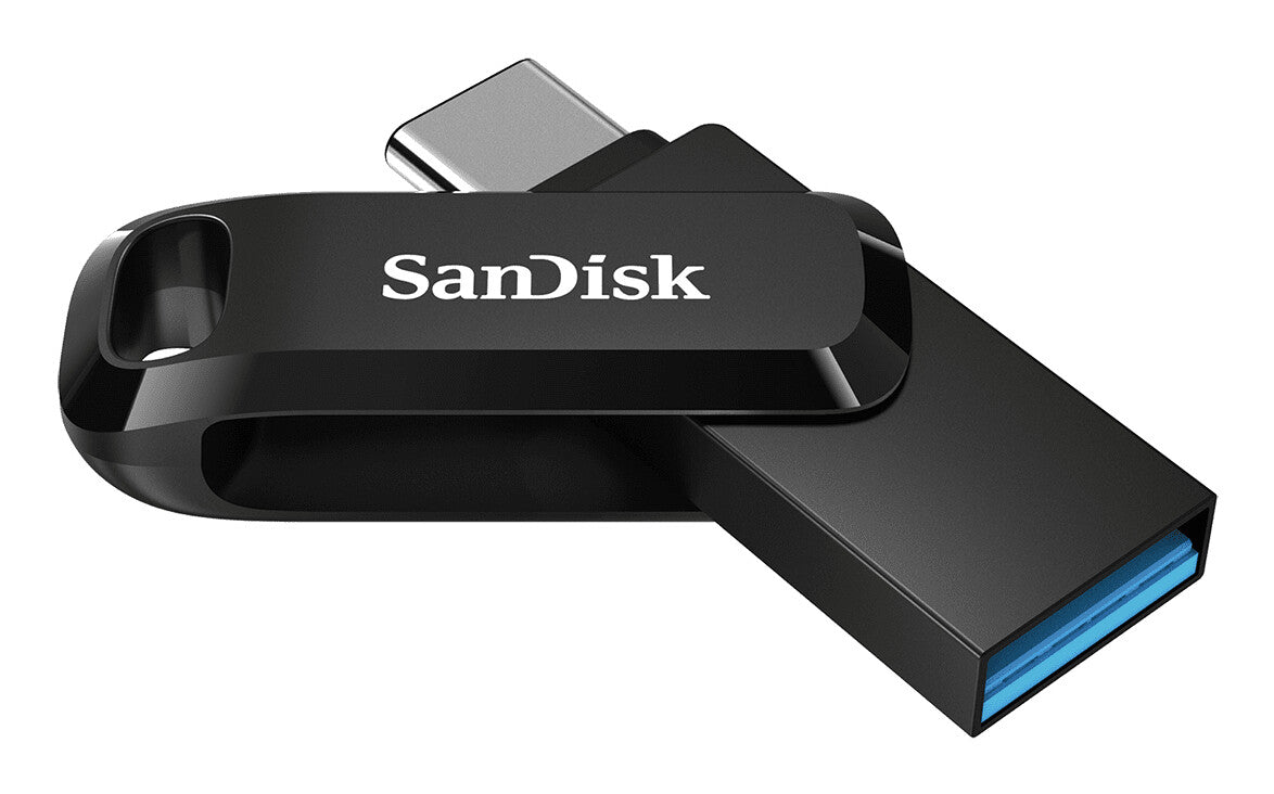 SanDisk Ultra Dual Drive Go USB-nøgle 64 GB USB Type-A / USB Type-C 3.2 Gen 1 (3.1 Gen 1) Sort