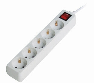 Gembird Surge Protector 5x Hvid 5 AC stikkontakt(er)