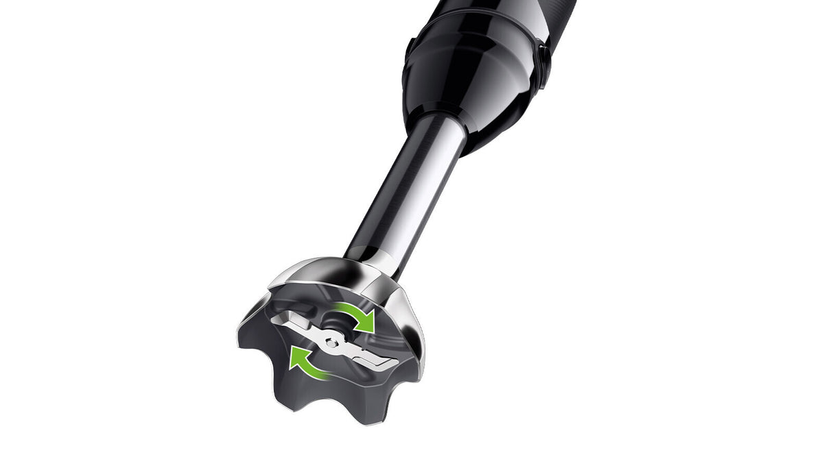 Braun MultiQuick 5 MQ55.254MBK 0,5 L Nedsænkning blender 1000 W Sort, Rustfrit stål