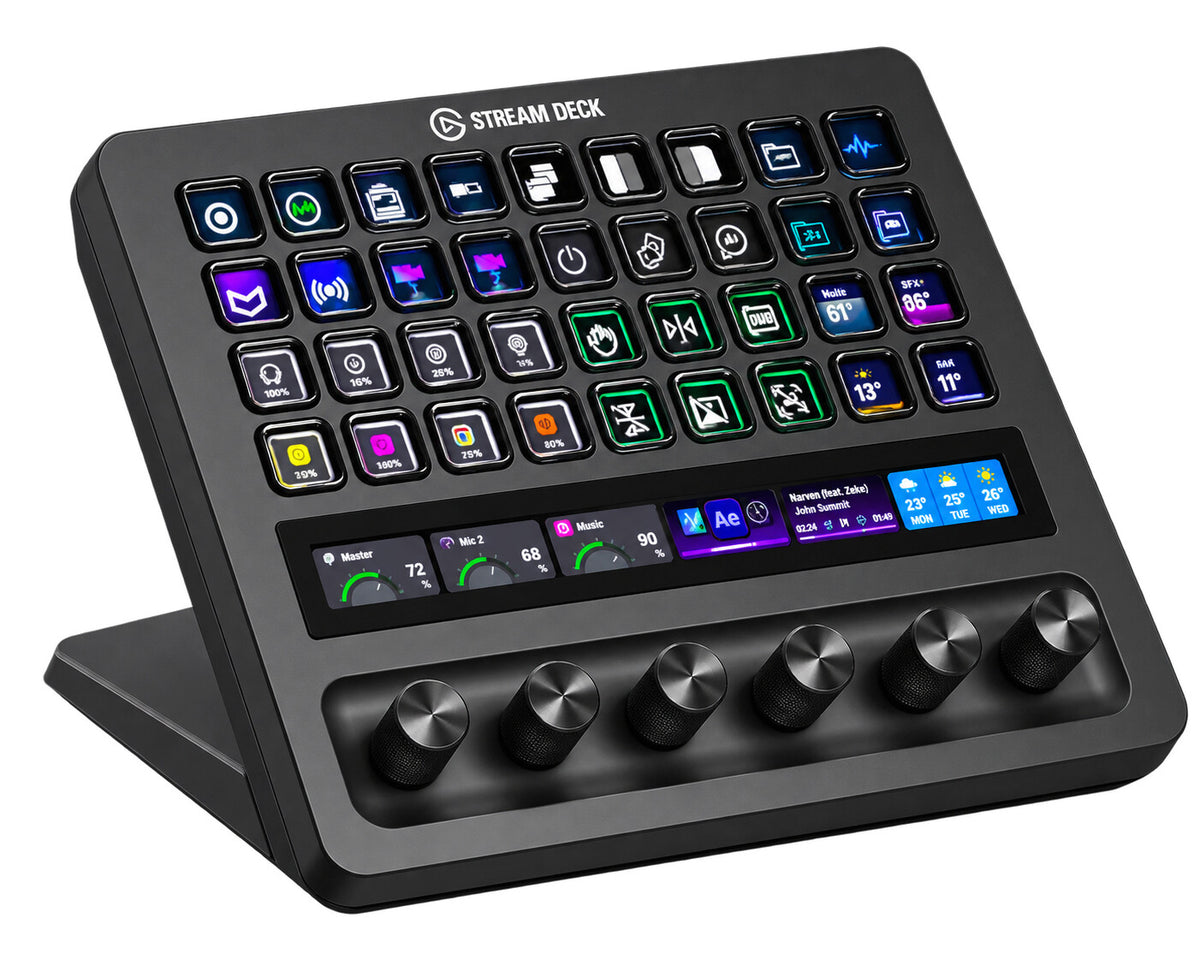 Elgato Stream Deck + XL Sort 36 knapper