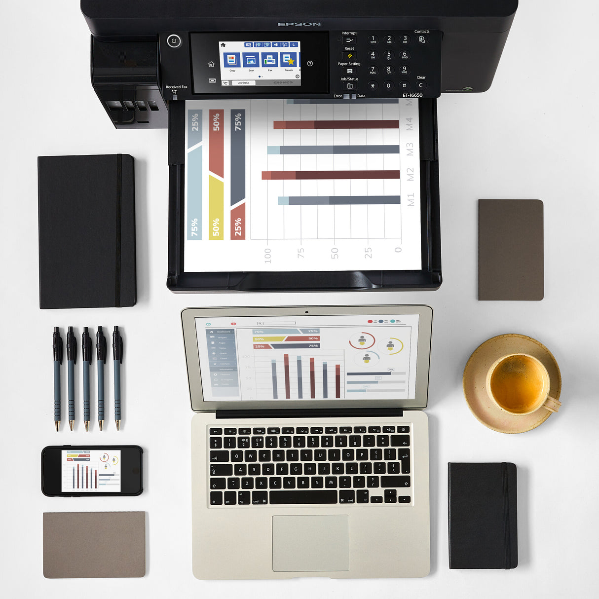 Epson EcoTank L15160 Inkjet A3+ 4800 x 1200 dpi 32 sider pr. minut Wi-Fi