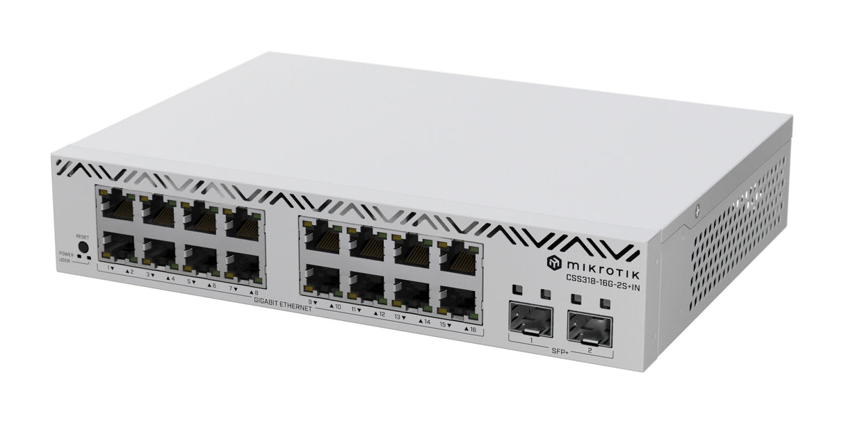 Mikrotik CSS318-16G-2S+IN netværksswitch Administreret Gigabit Ethernet (10/100/1000) Hvid