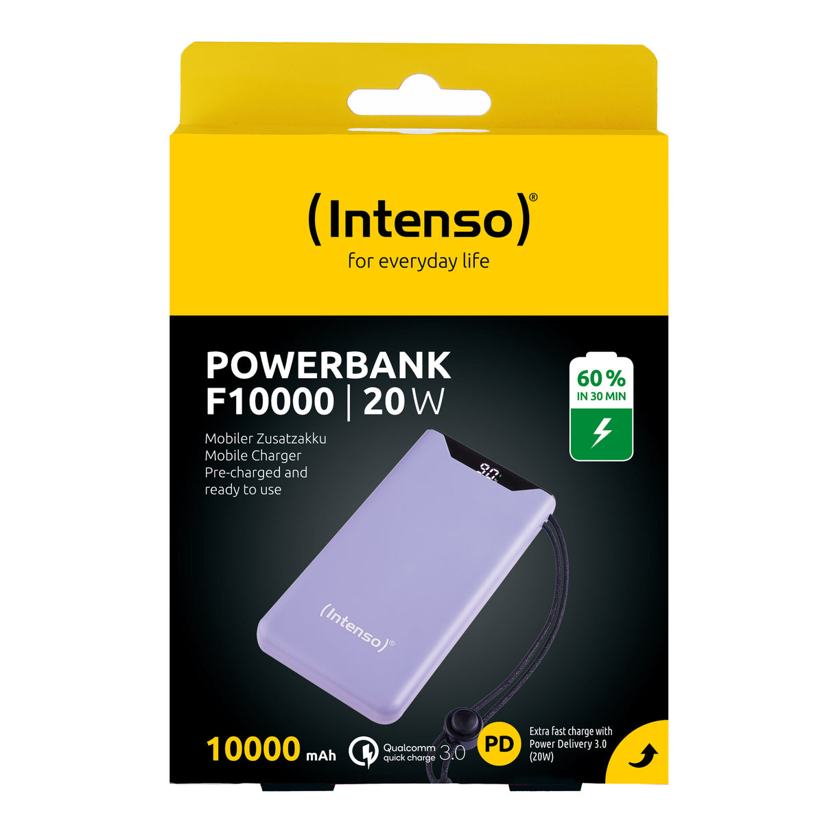 Intenso 7332033 powerbank Lithium polymer (LiPo) 10000 mAh Lilla