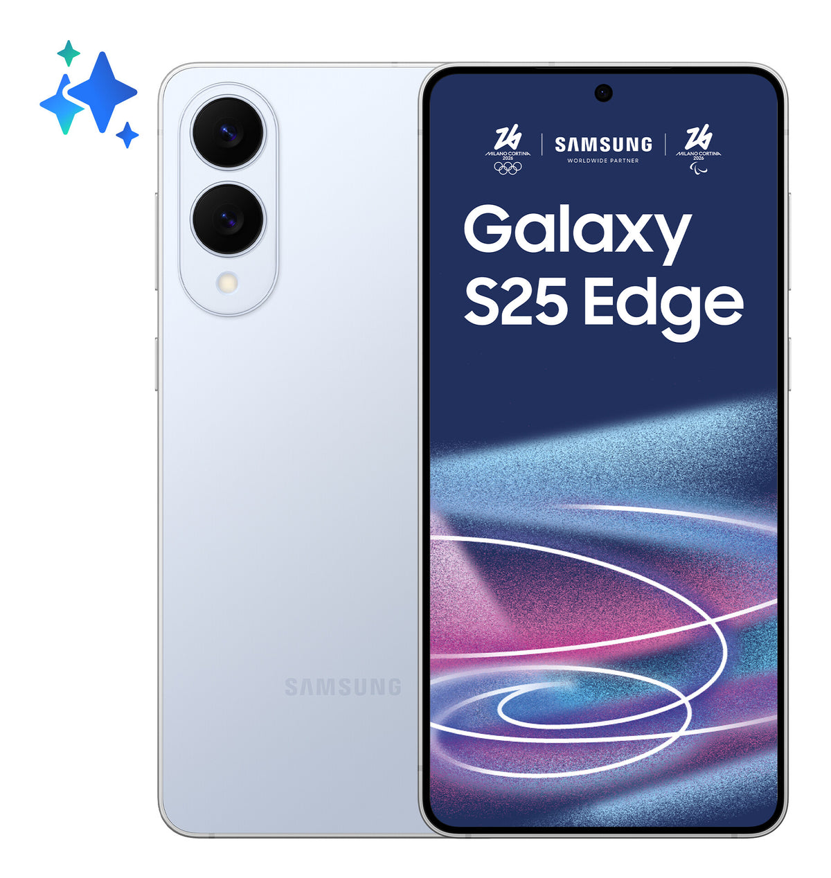 Samsung Galaxy S25 Edge 17 cm (6.7") Dual SIM Android 15 5G USB Type-C 12 GB 256 GB 3900 mAh Blå