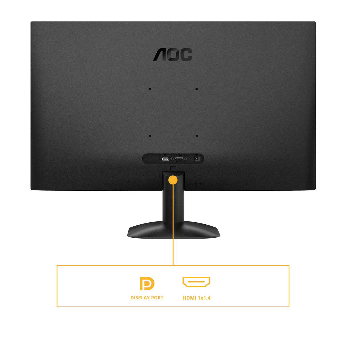 AOC B3 Q27B35E computerskærm 68,6 cm (27") 2560 x 1440 pixel Quad HD LED Sort