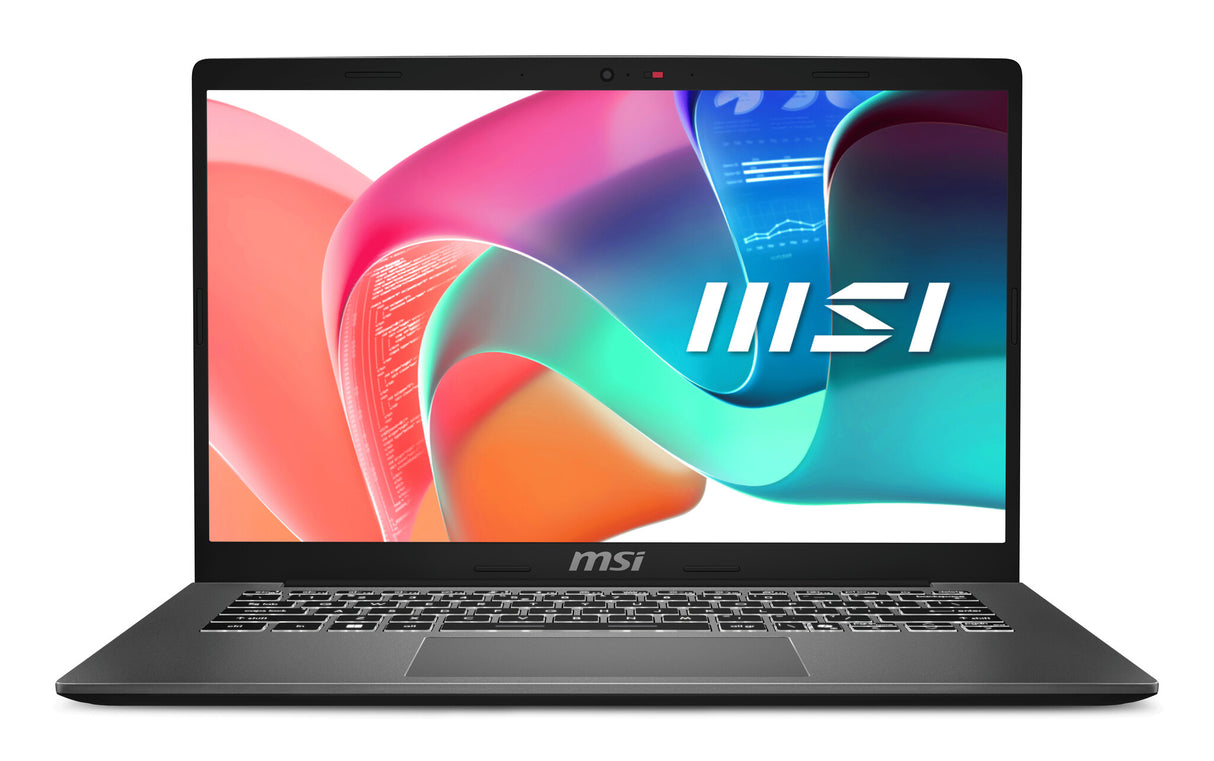 MSI Modern 14 F1MG-867NL Intel Core 7 150U Laptop 35,6 cm (14") Fuld HD 16 GB DDR4-SDRAM 512 GB SSD Wi-Fi 6E (802.11ax) Windows 11 Home Grå