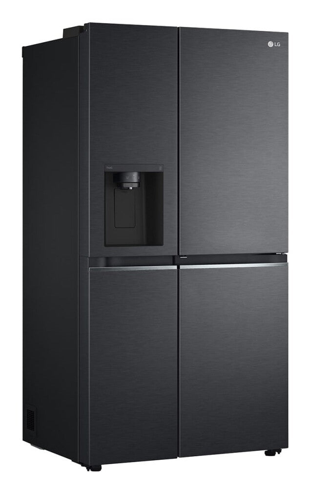 LG GSJV70MCLE side-by-side køle-fryseskab Fritstående 635 L Sort