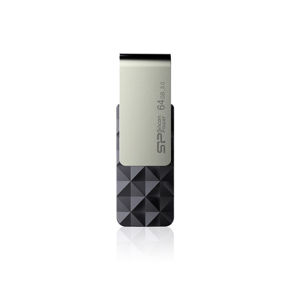 Silicon Power Blaze B30 USB-nøgle 64 GB USB Type-A 3.2 Gen 1 (3.1 Gen 1) Sort