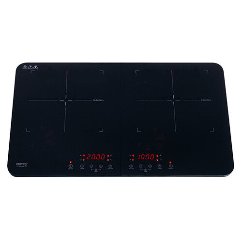 Camry Premium CR 6514 kogeplade Sort Bordplade 60.5 cm Zone induktionskogeplade 2 zone(s)