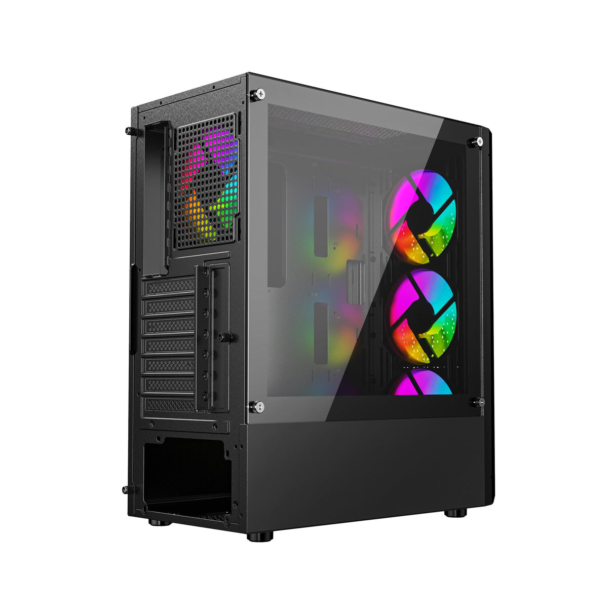 Gembird Fornax 400X Midi Tower Sort