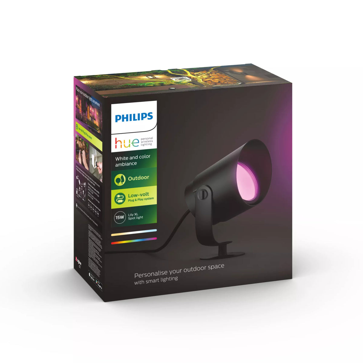 Philips Hue White and Color ambiance Lily XL udendørs spot