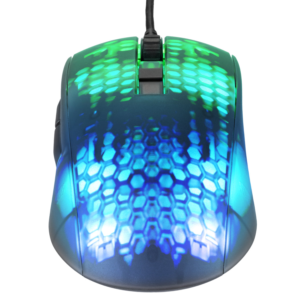 Deltaco Gaming DM310 ultralight mouse, semi-transparent blac