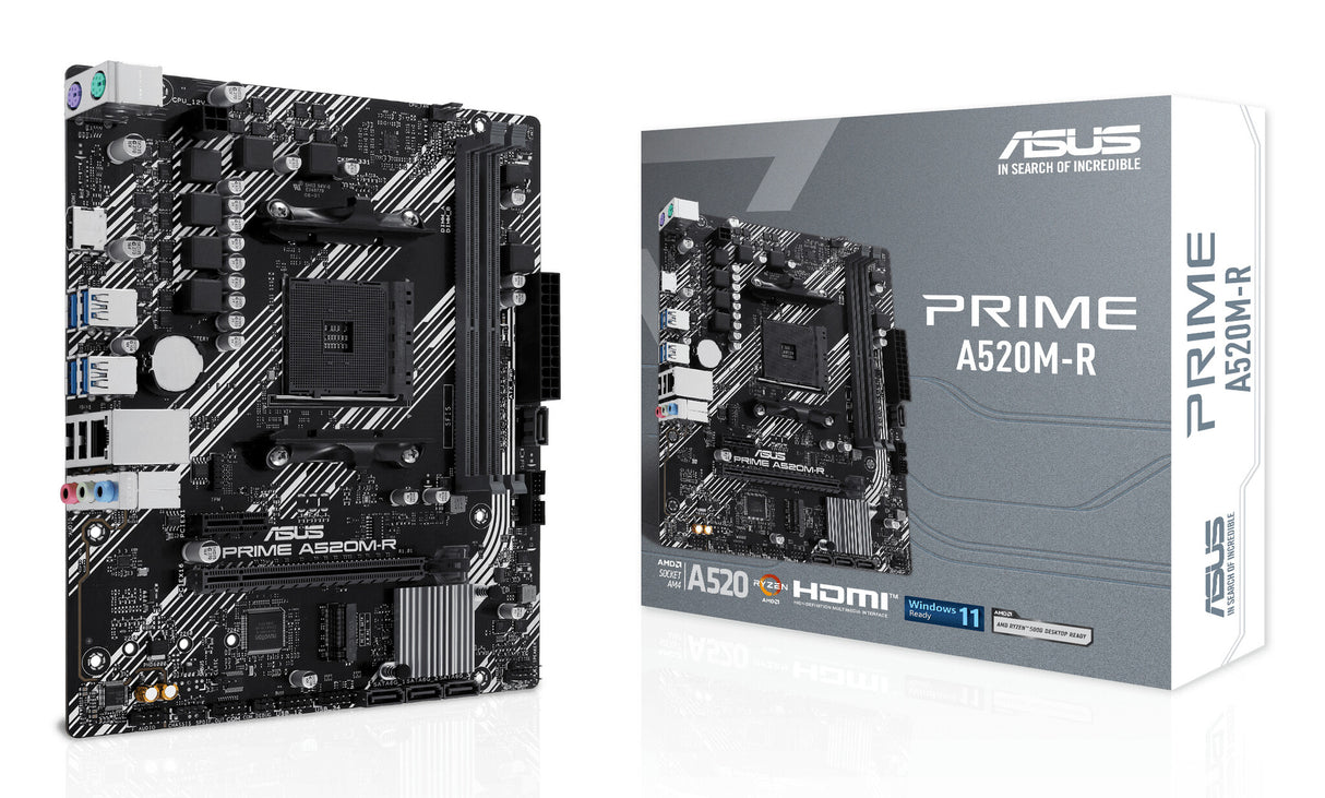 ASUS PRIME A520M-R AMD A520 Stik AM4 micro ATX