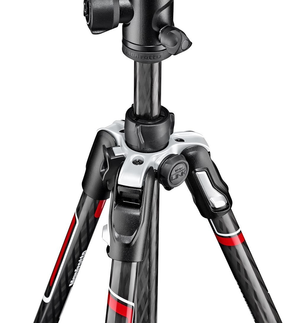 Manfrotto MKBFRTC4-BH kamerastativ Håndholdte videokameraer 3 ben Sort, Sølv