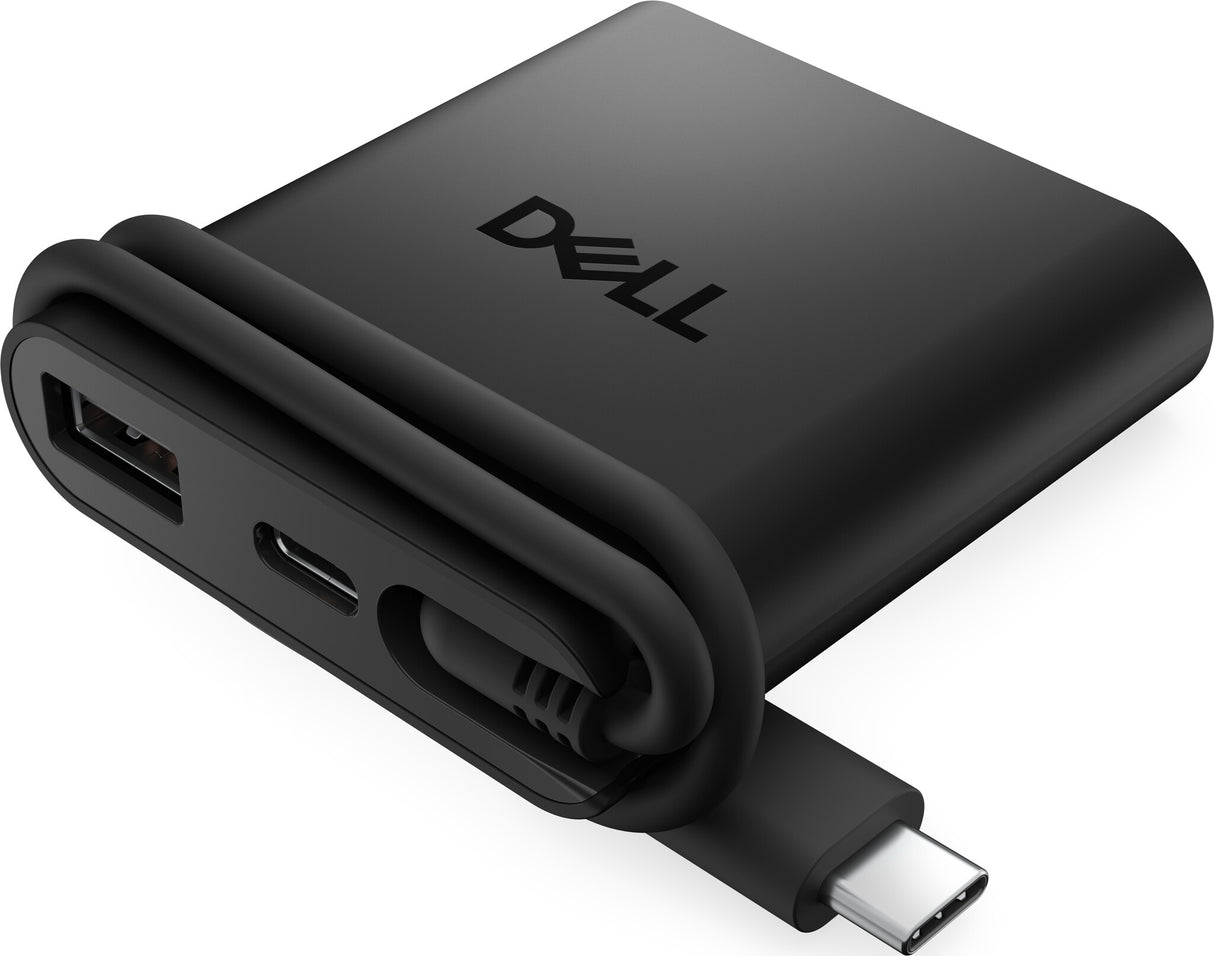 DELL DA225 Ledningsført USB 3.2 Gen 1 (3.1 Gen 1) Type-C Sort