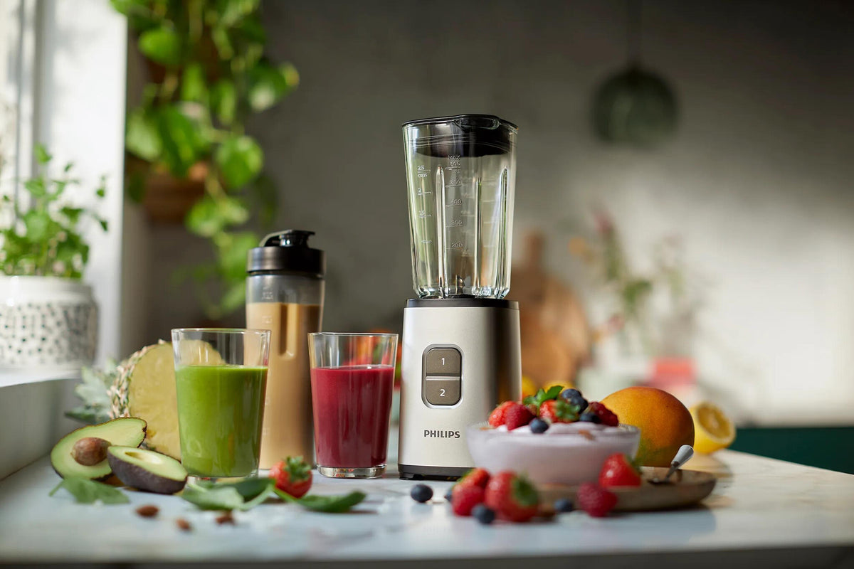 Philips Daily Collection HR2604/80 blender 1 L Bordplade blender 350 W Sort, Rustfrit stål
