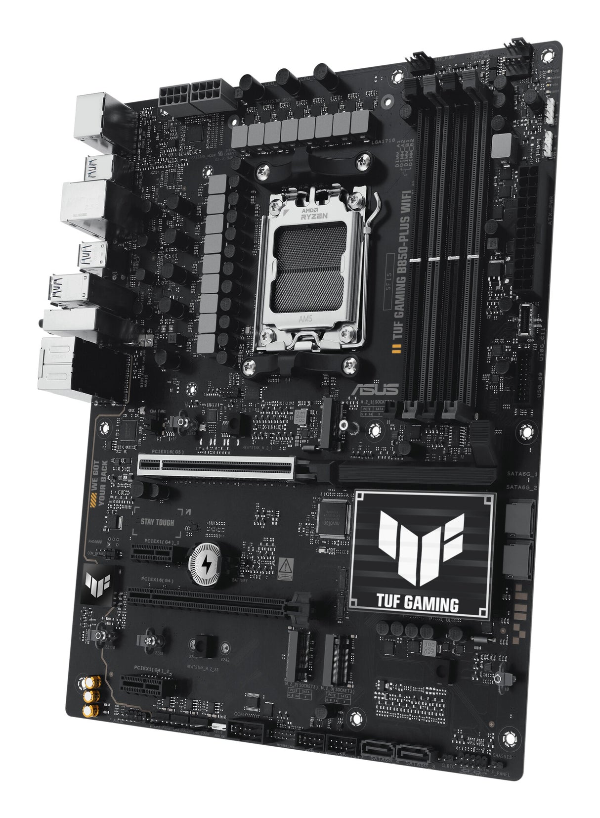 ASUS TUF GAMING B850-PLUS WIFI AMD B850 Sokkel AM5 ATX