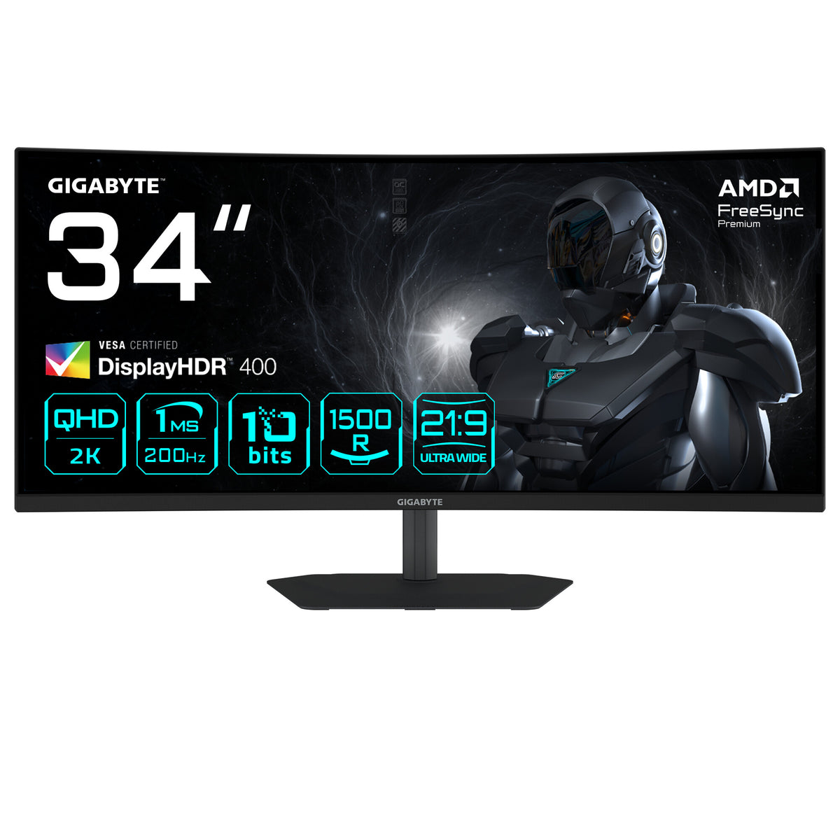 GIGABYTE GAMING MONITOR 34" G34WQC2 EK