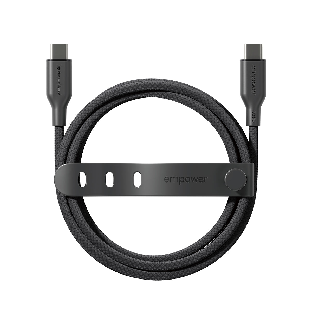 empower by PanzerGlass® Racing 240W USB-C to USB-C