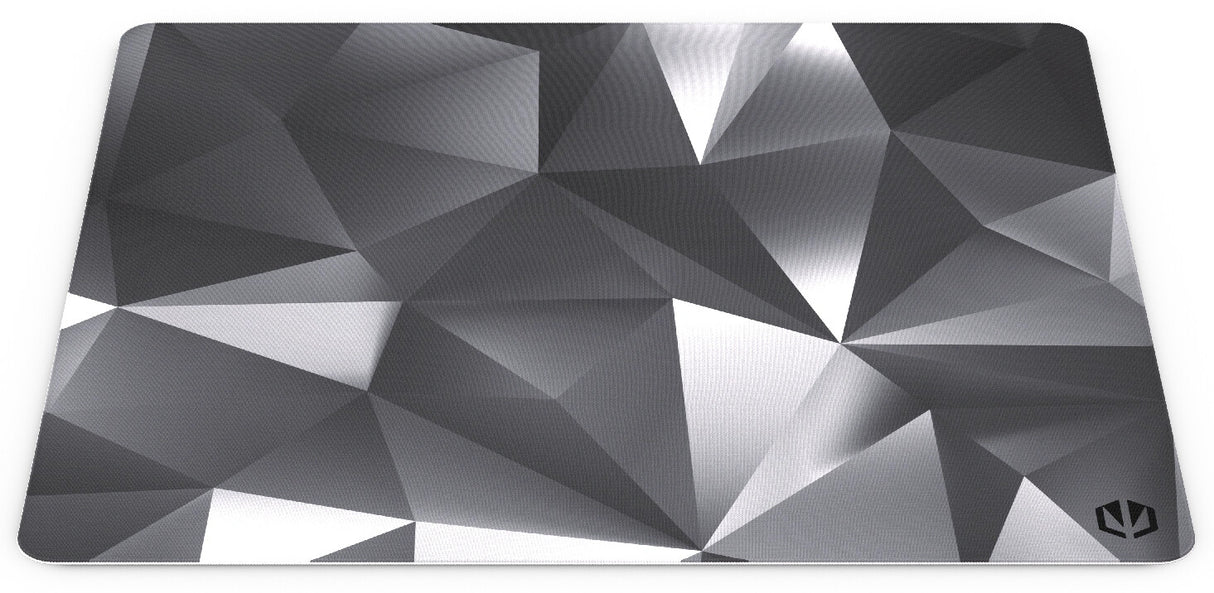 ENDORFY Crystal Black L Gaming musemåtte Sort, Hvid