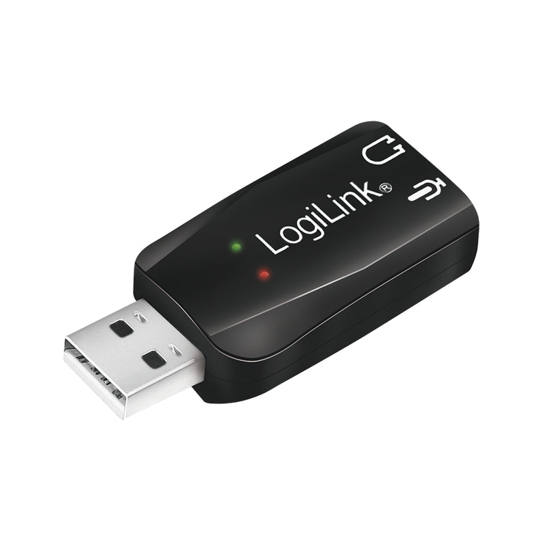 LogiLink USB Soundcard Virtual 3D Soundeffects USB 2.0 Ekstern