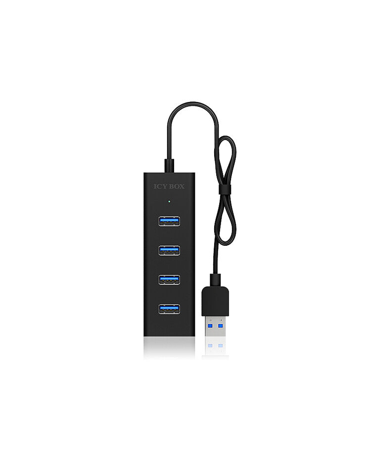 ICY BOX IB-HUB1409-U3 USB 3.2 Gen 1 (3.1 Gen 1) Type-A 5000 Mbit/s Sort