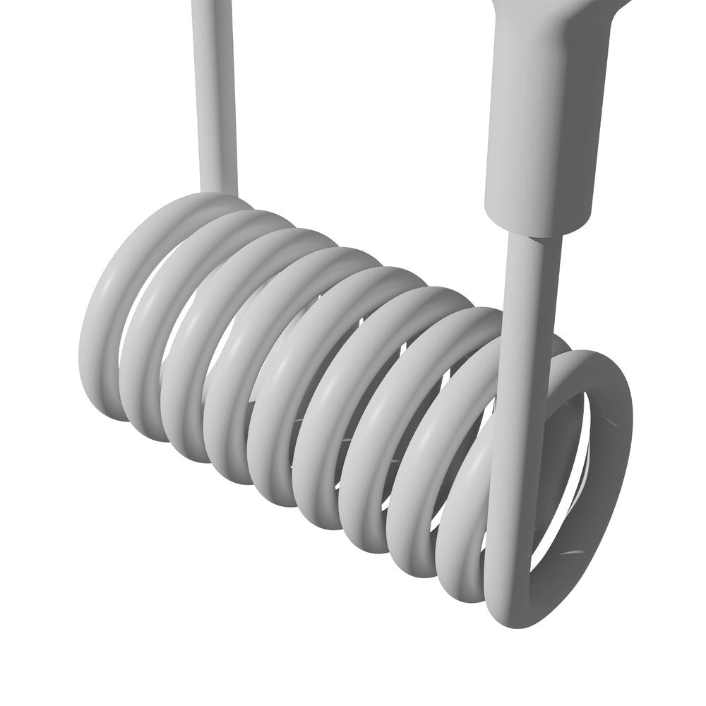 Puro 25W USB-C Spiralkabel - USB-C 1m - Hvid
