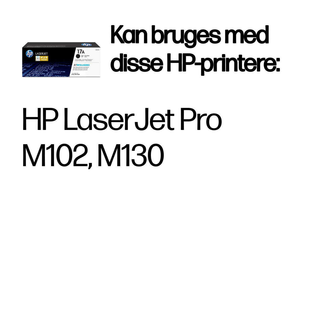 HP 17A Sort 1600 sider Toner CF217A