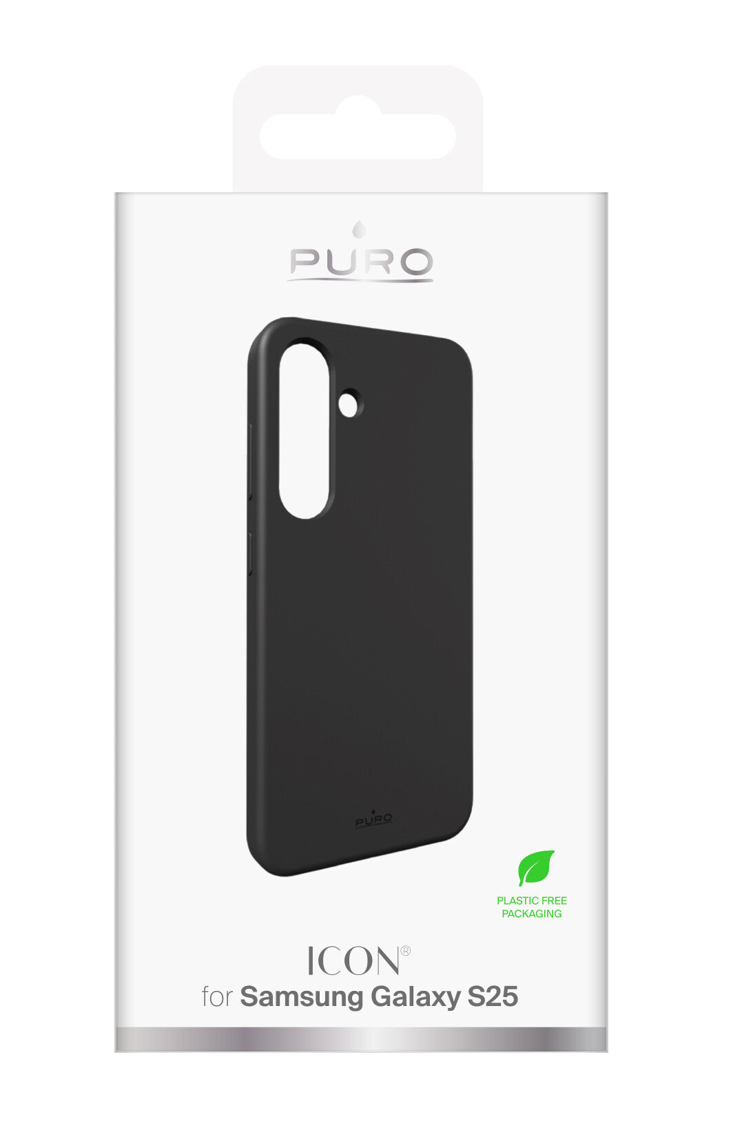 PURO ICON mobiltelefon etui 15,8 cm (6.2") Cover Sort